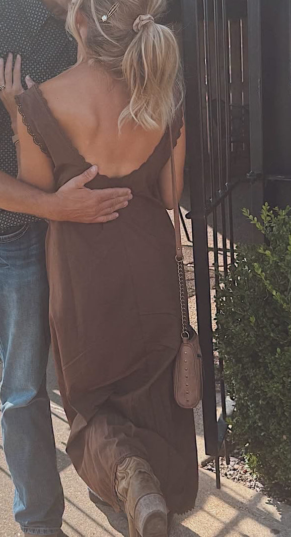 The Effortless Dress - Sepia