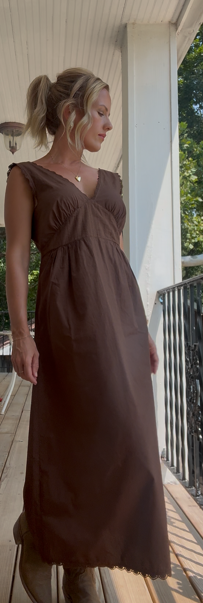 The Effortless Dress - Sepia