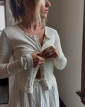 Keepsake Pointelle Cardigan - Antique
