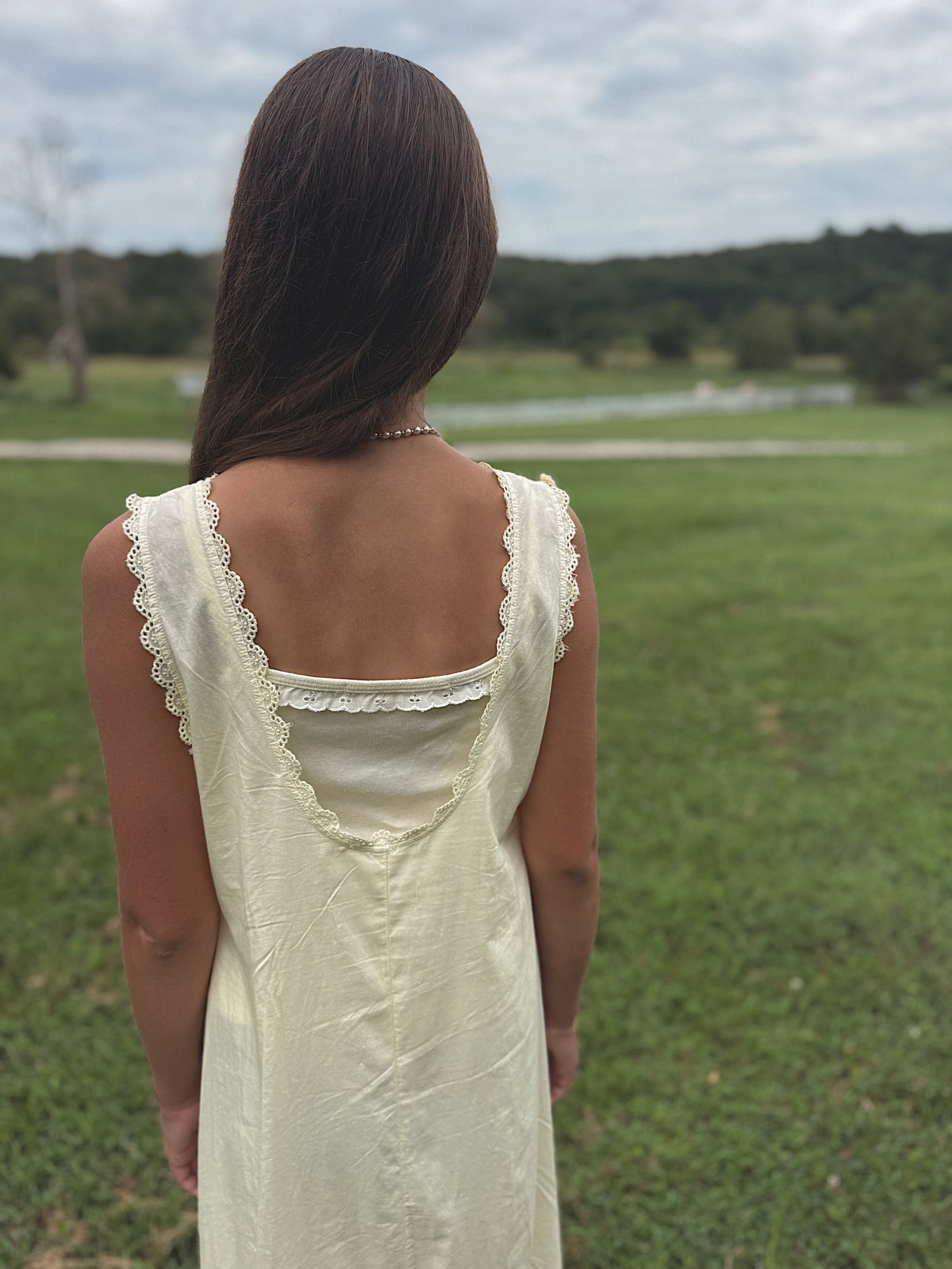 The Little Lace Cami — Cream