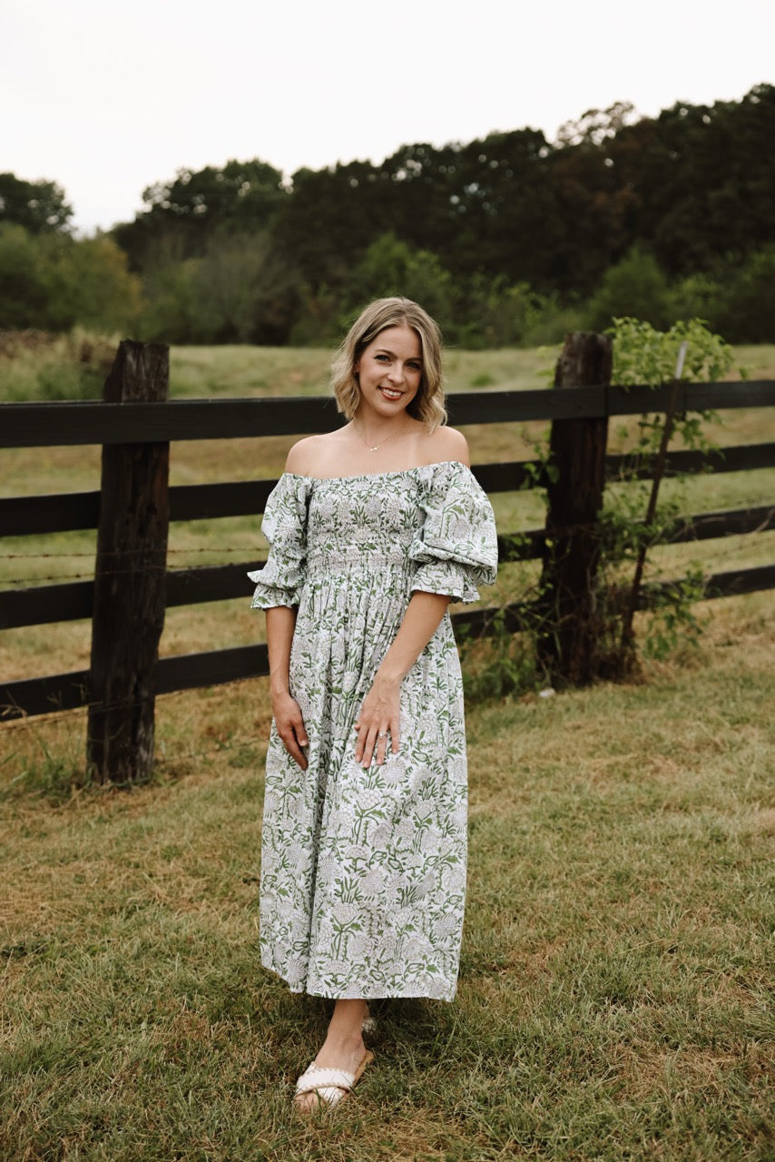 The Camielle Dress - Heirloom Garden Mommy + Me Sizes