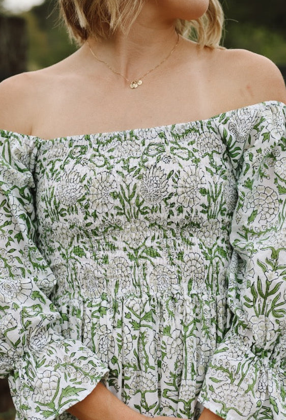 The Camielle Dress - Heirloom Garden Mommy + Me Sizes