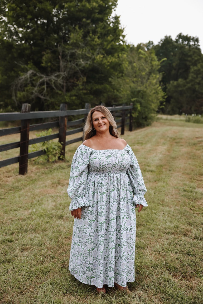 The Camielle Dress - Heirloom Garden Mommy + Me Sizes