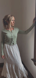 Keepsake Pointelle Cardigan - Meadow