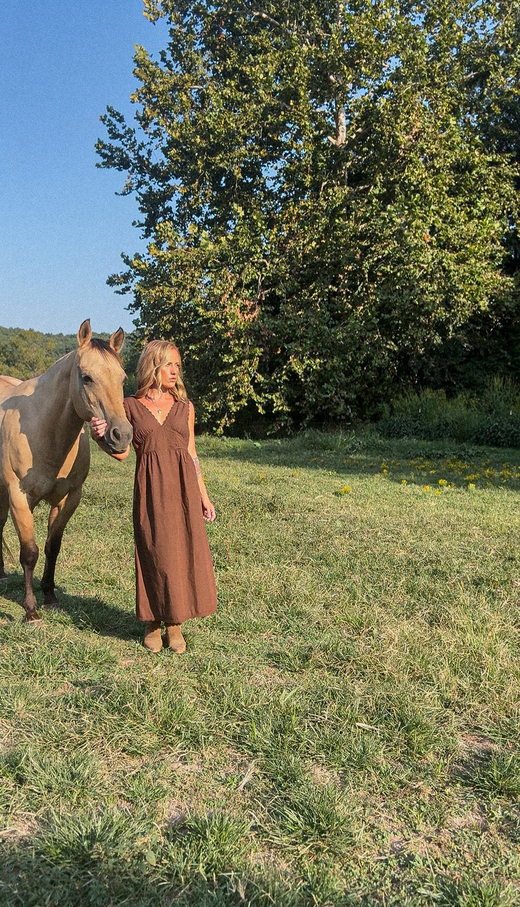 The Effortless Dress - Sepia