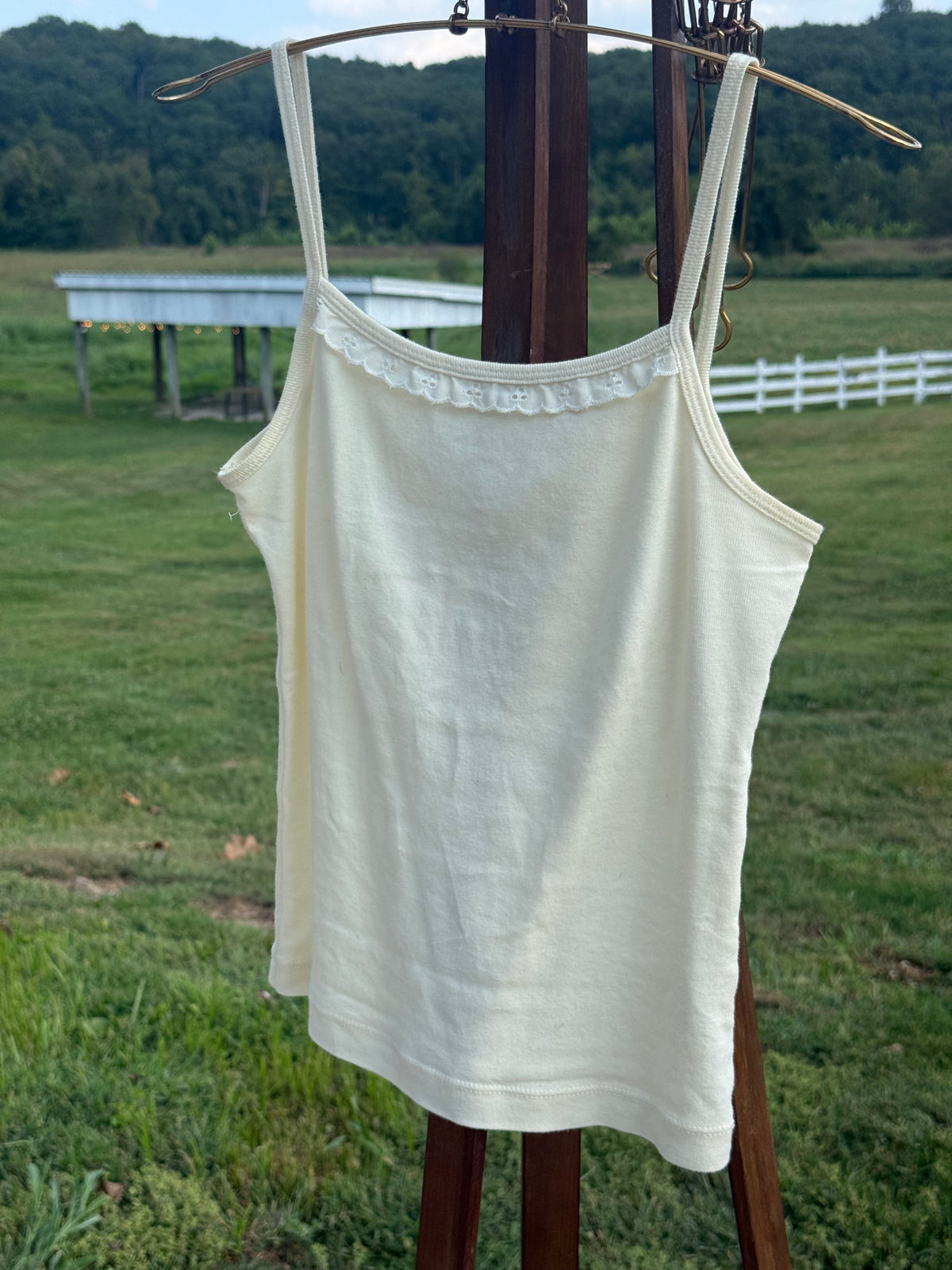The Little Lace Cami — Cream