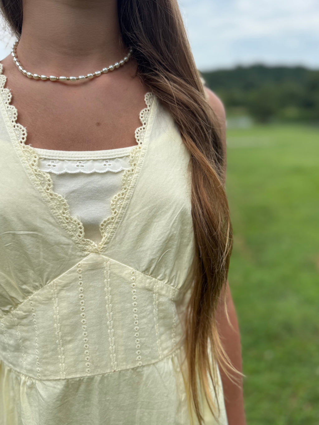 The Little Lace Cami — Cream