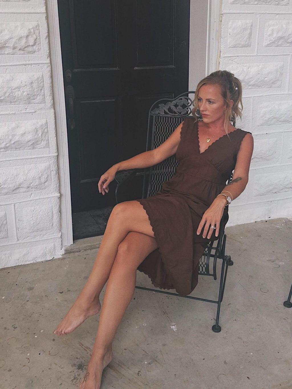 The Effortless Dress - Sepia
