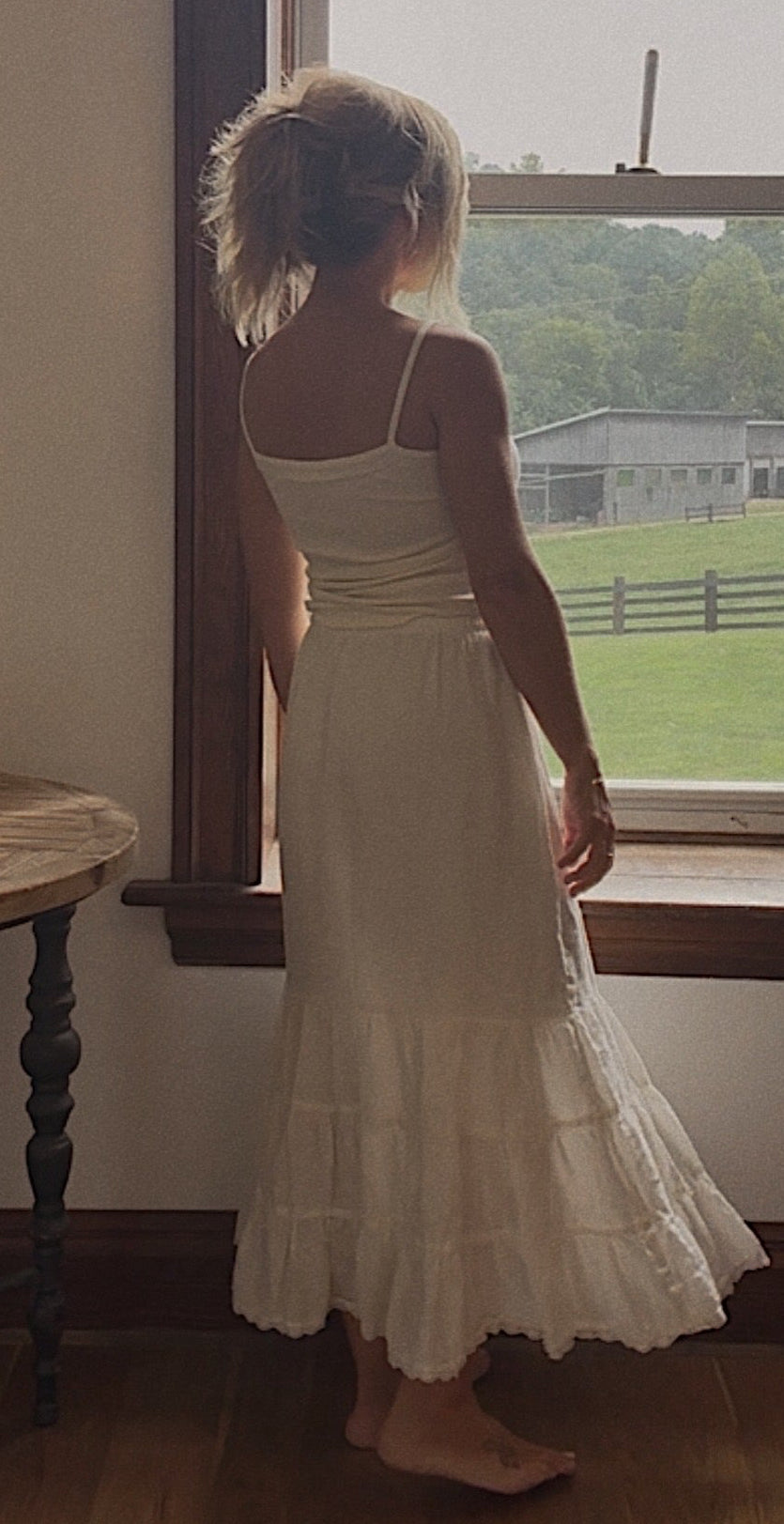 Heirloom Linen Skirt