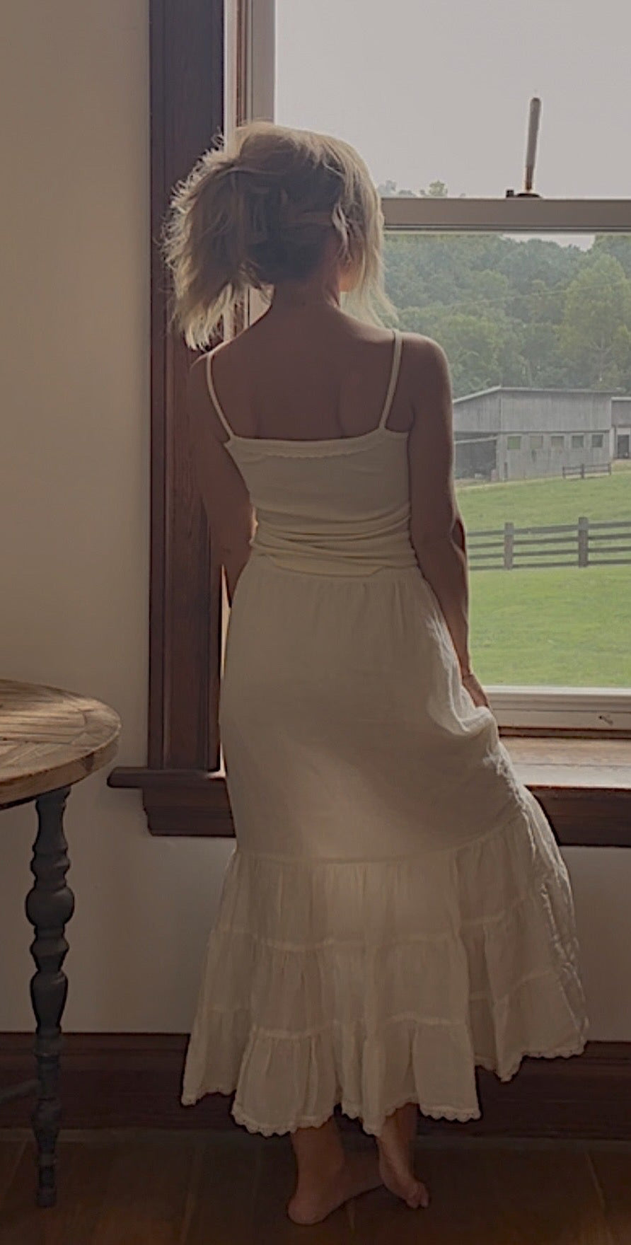 Heirloom Linen Skirt