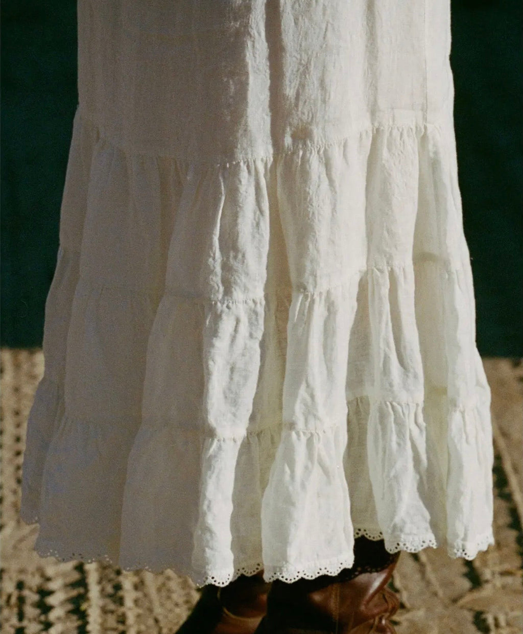 Heirloom Linen Skirt
